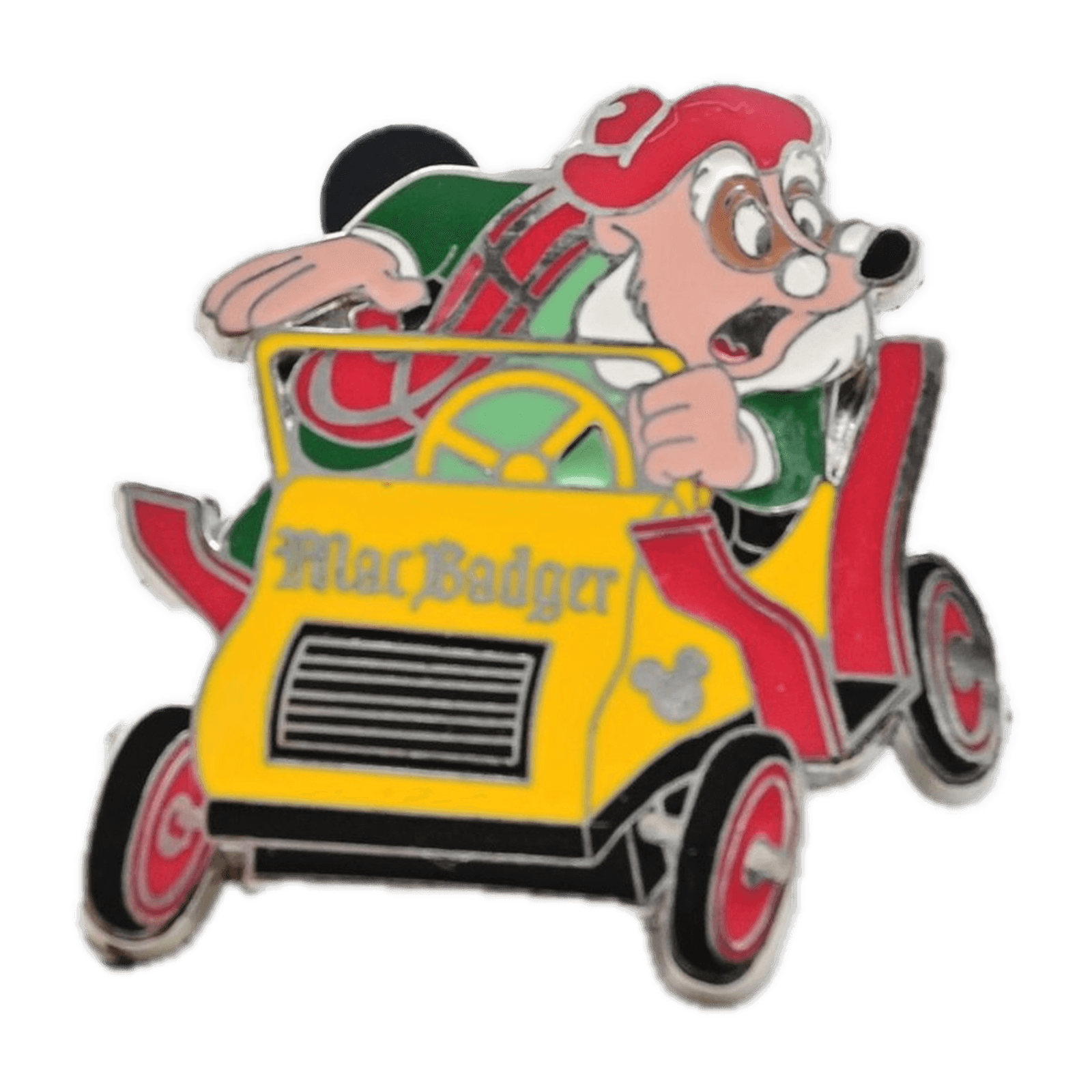 MacBadger in Car front