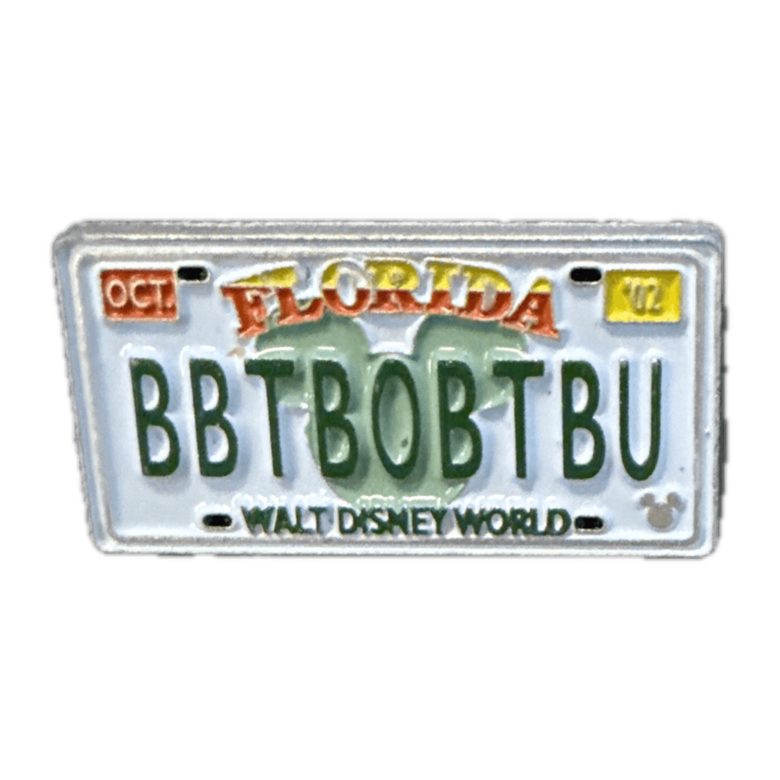 BBTBOBTBU Florida License Plate front