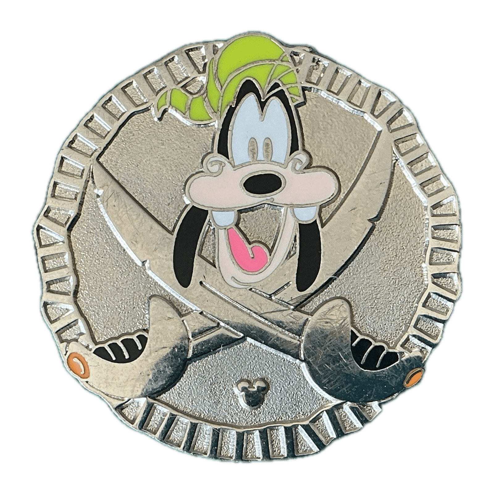 Goofy Pirate Silver Coin front
