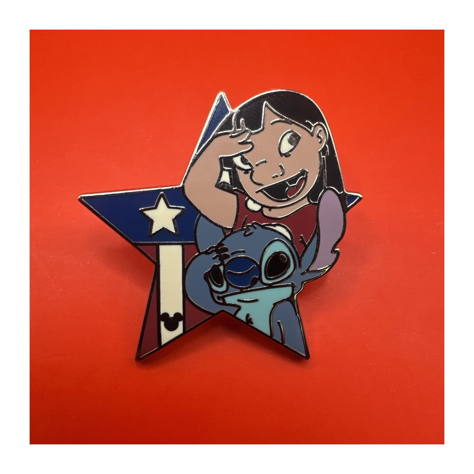 Lilo and Stitch Patriotic Star Salute front