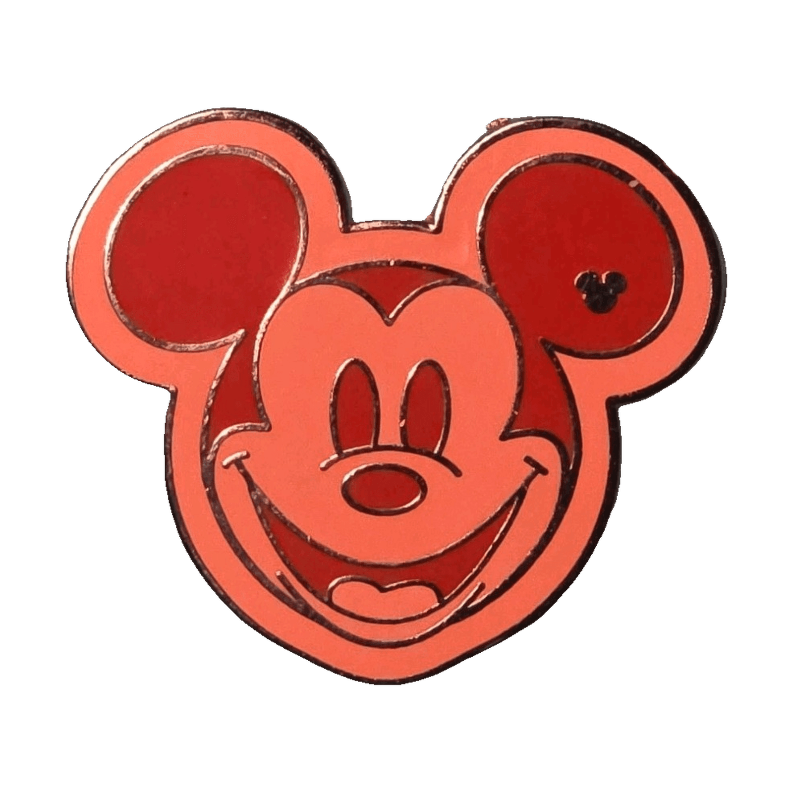 Orange Colorful Mickey Head front