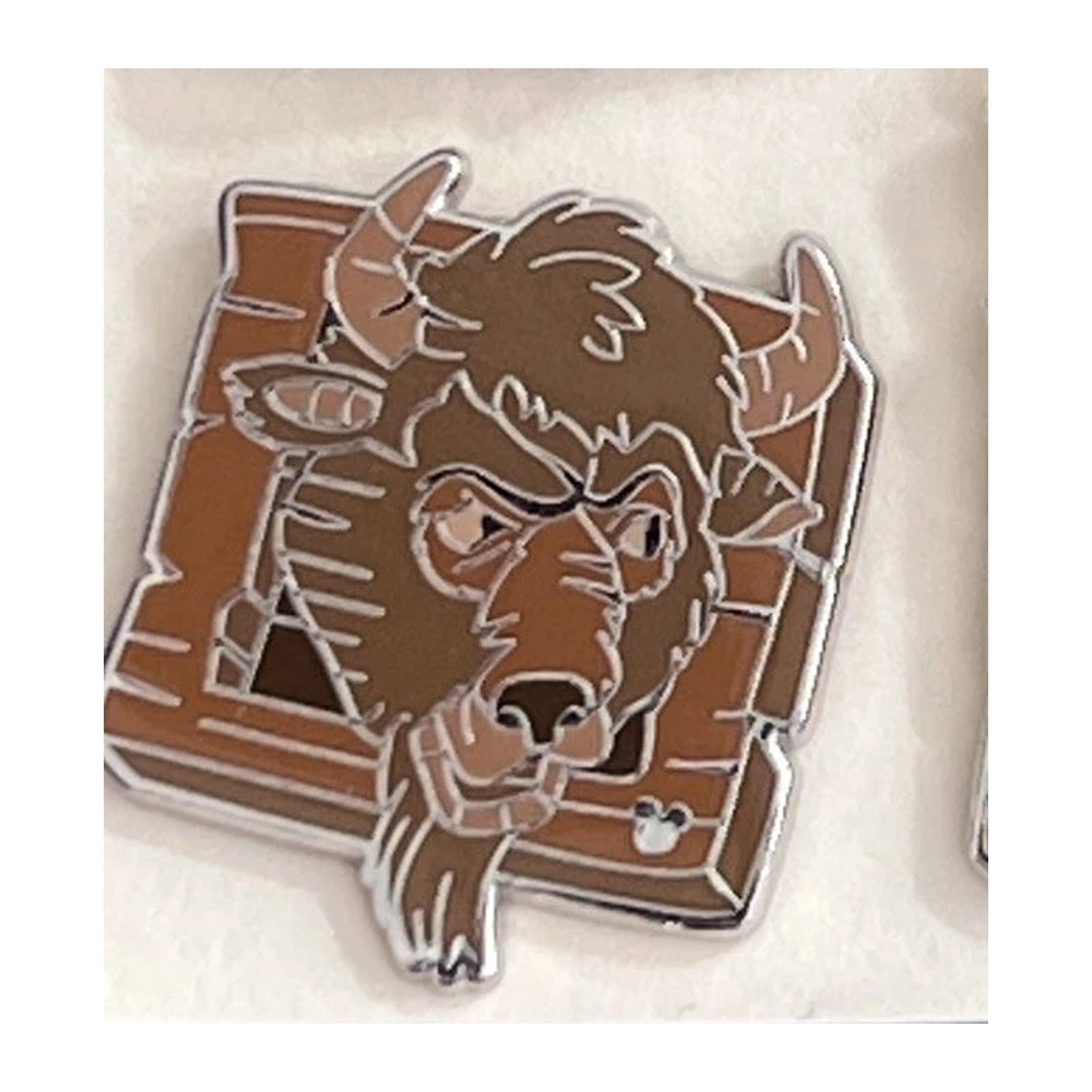 Buff the Bison Wood Plaque front