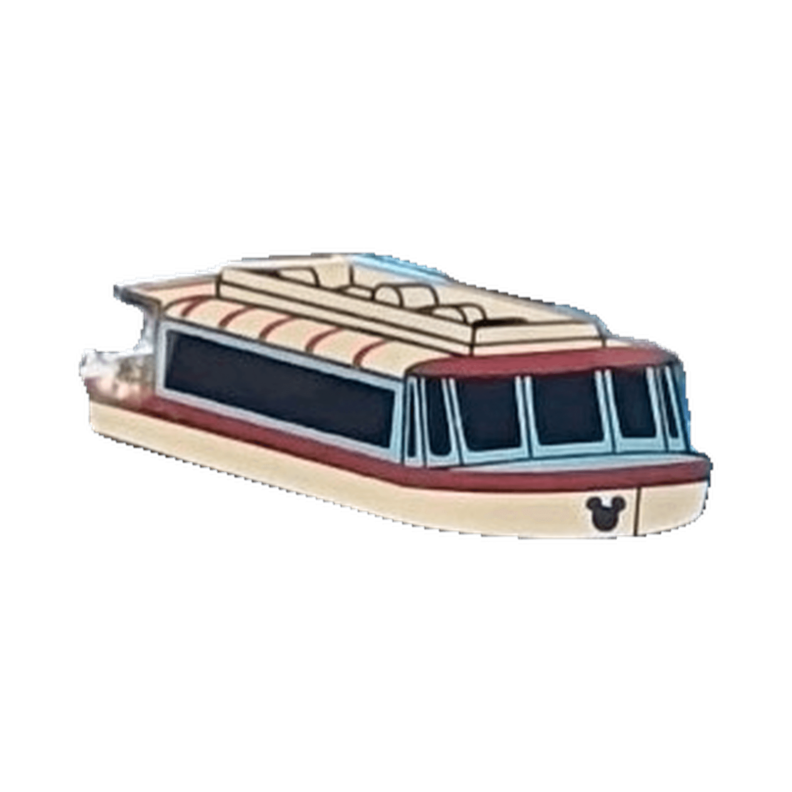 Friendship Boat — Red and Teal front