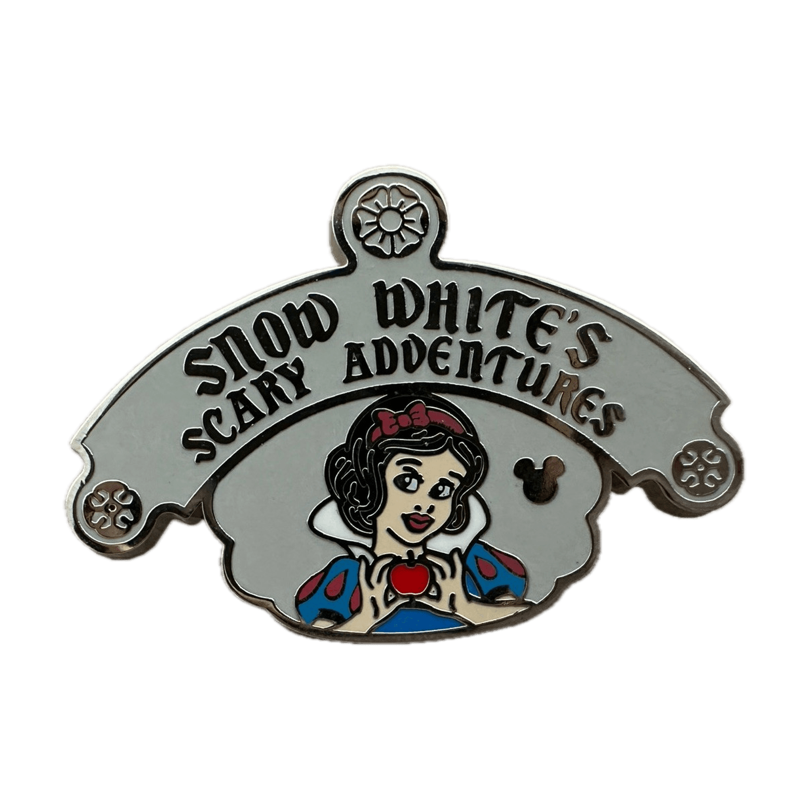 Snow White's Scary Adventures Attraction Sign front