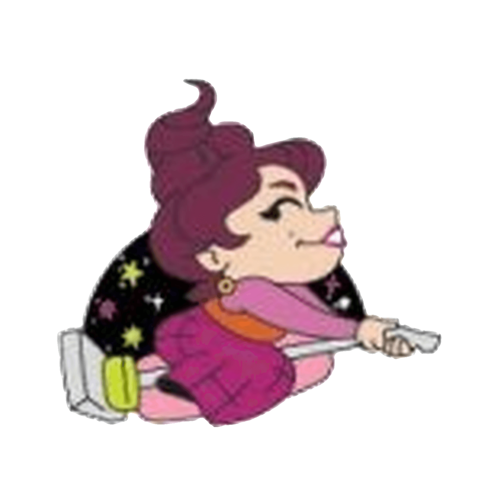 Mary Sanderson Flying - Hocus Pocus Mystery Pin front
