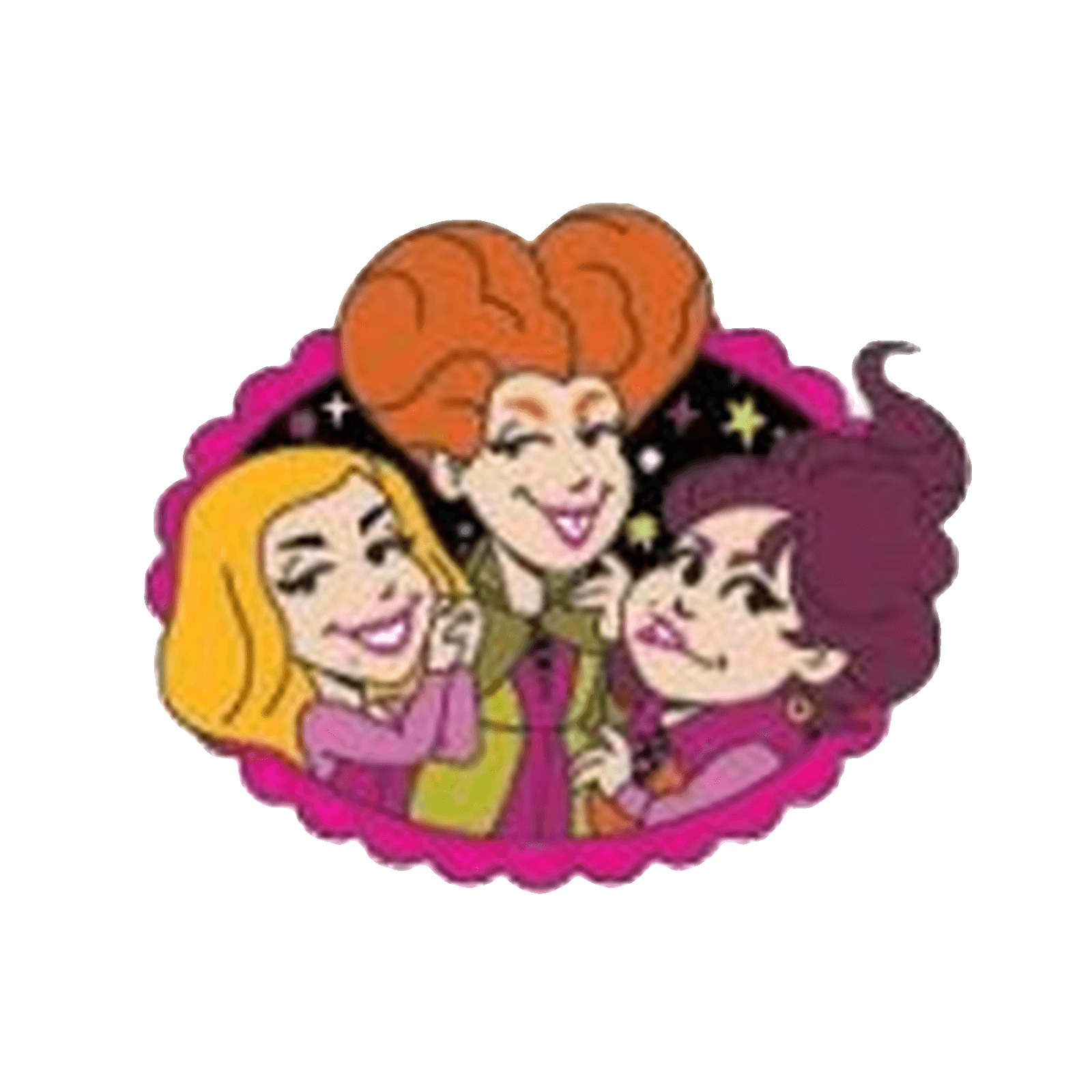 Sanderson Sisters Together - Hocus Pocus Mystery Pin front