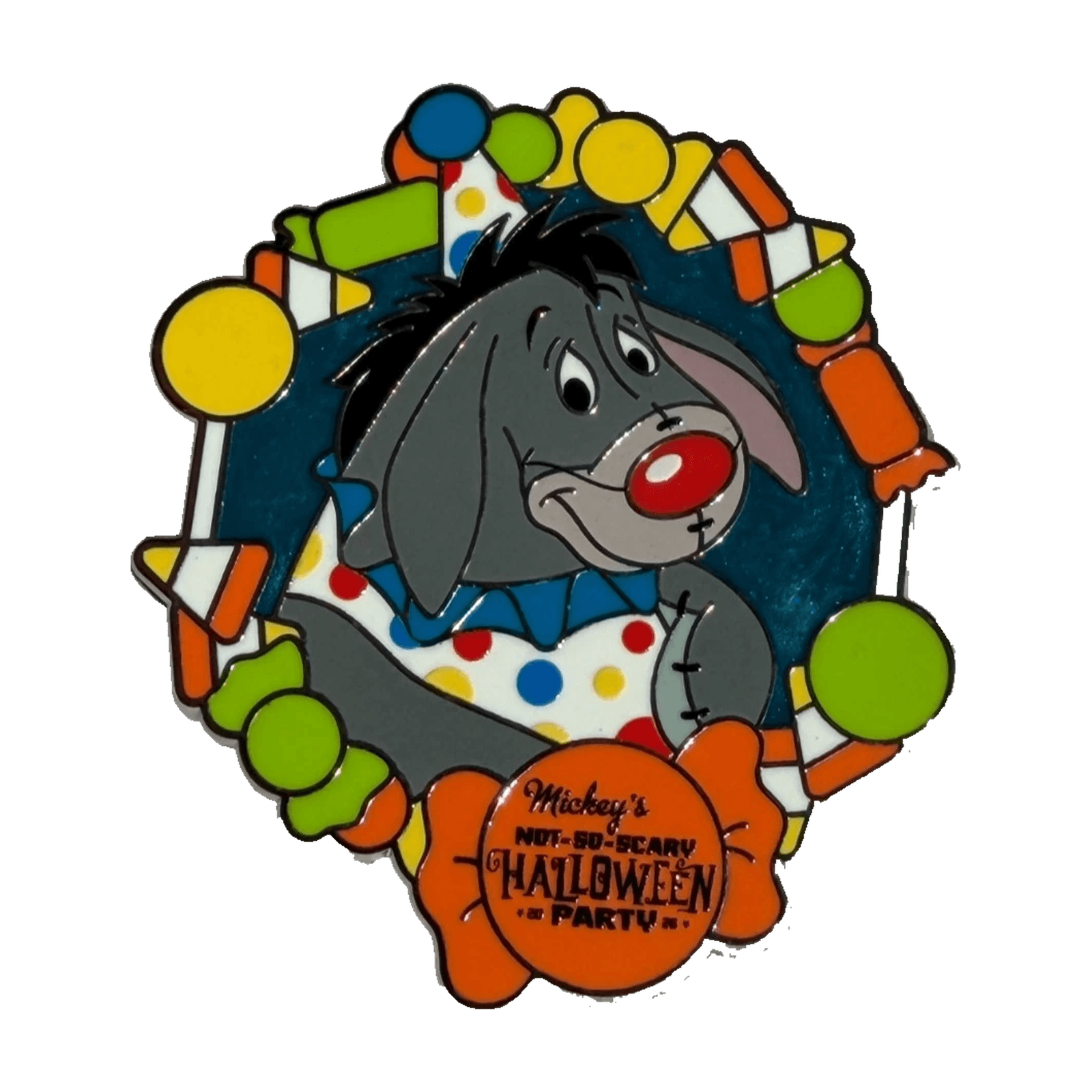 Eeyore Clown Mickey's Not-So-Scary Halloween Party 2026 Mystery Pin
