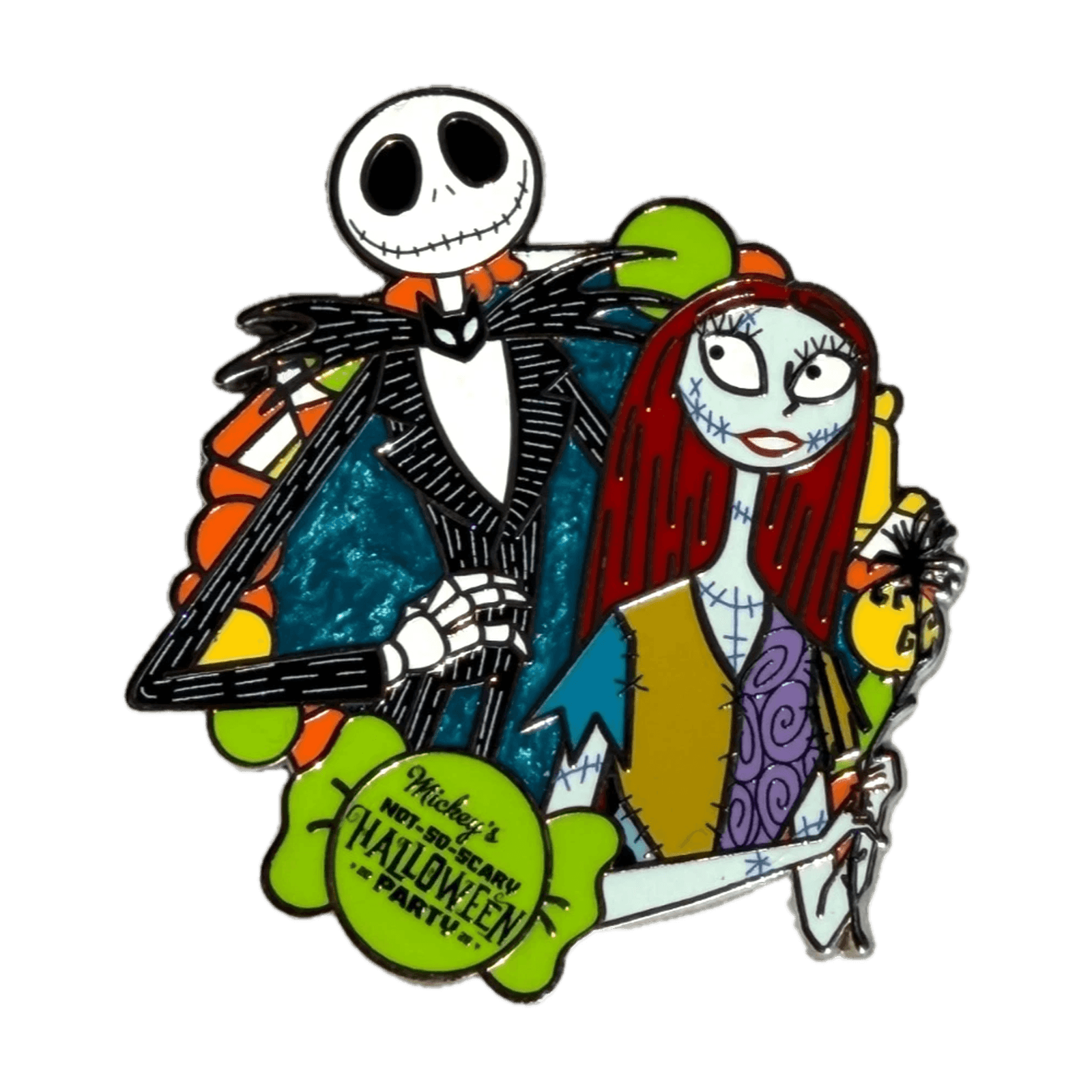 Jack Skellington and Sally Mickey's Not-So-Scary Halloween Party 2026 Mystery Pin