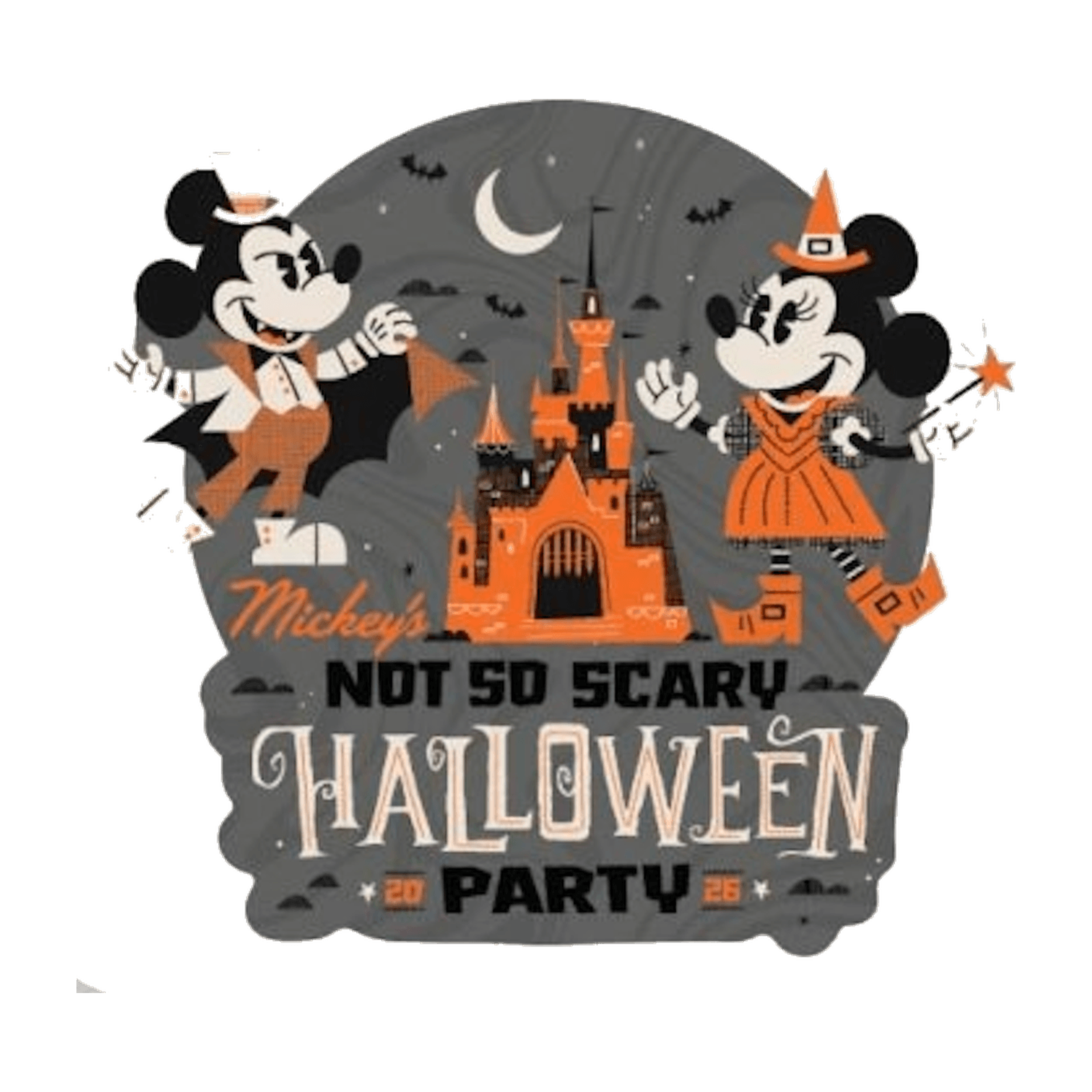 Mickey and Minnie Mouse Mickey's Not-So-Scary Halloween Party 2026 Pin