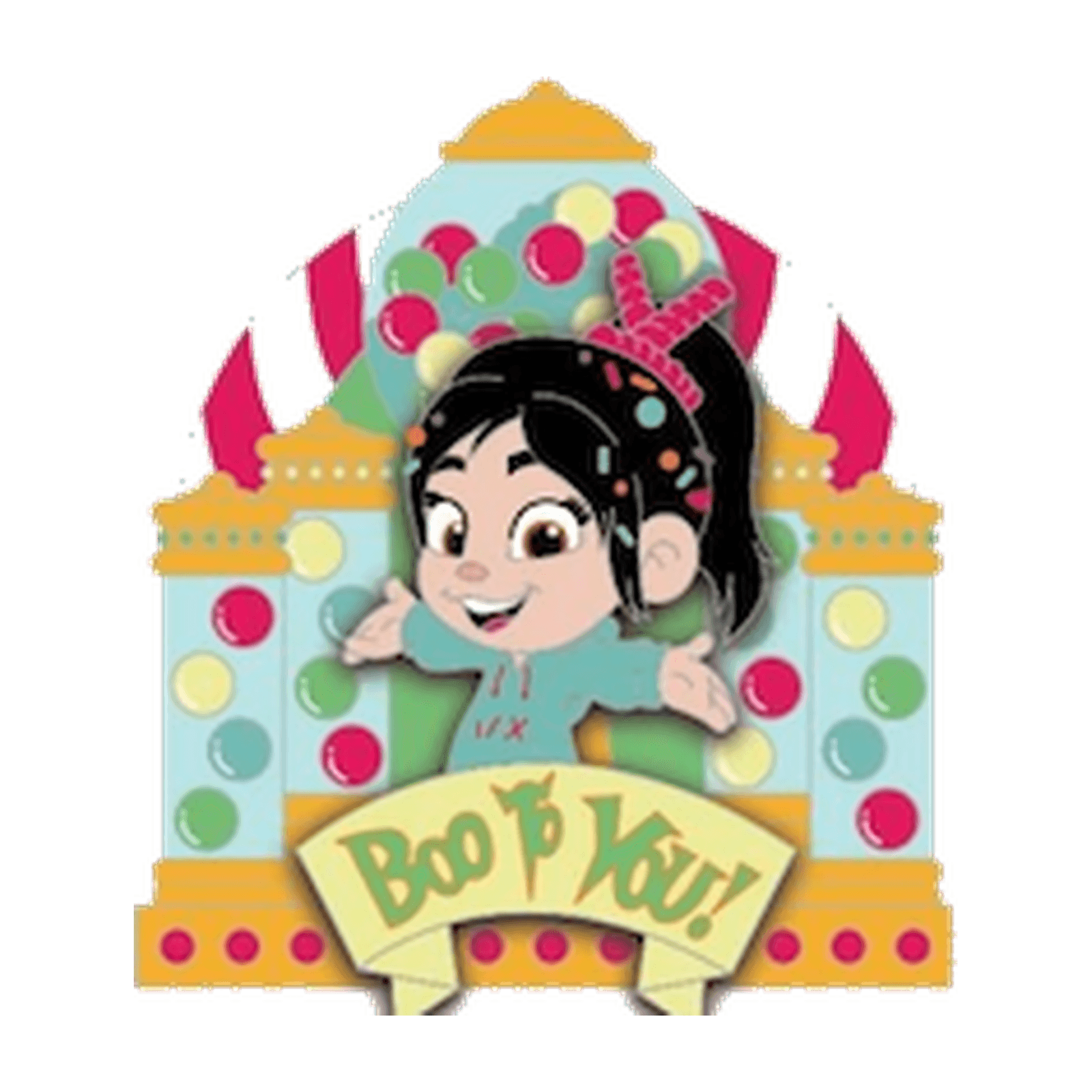 Vanellope von Schweetz “Boo to You!” Mickey's Not-So-Scary Halloween Party 2026 Pin