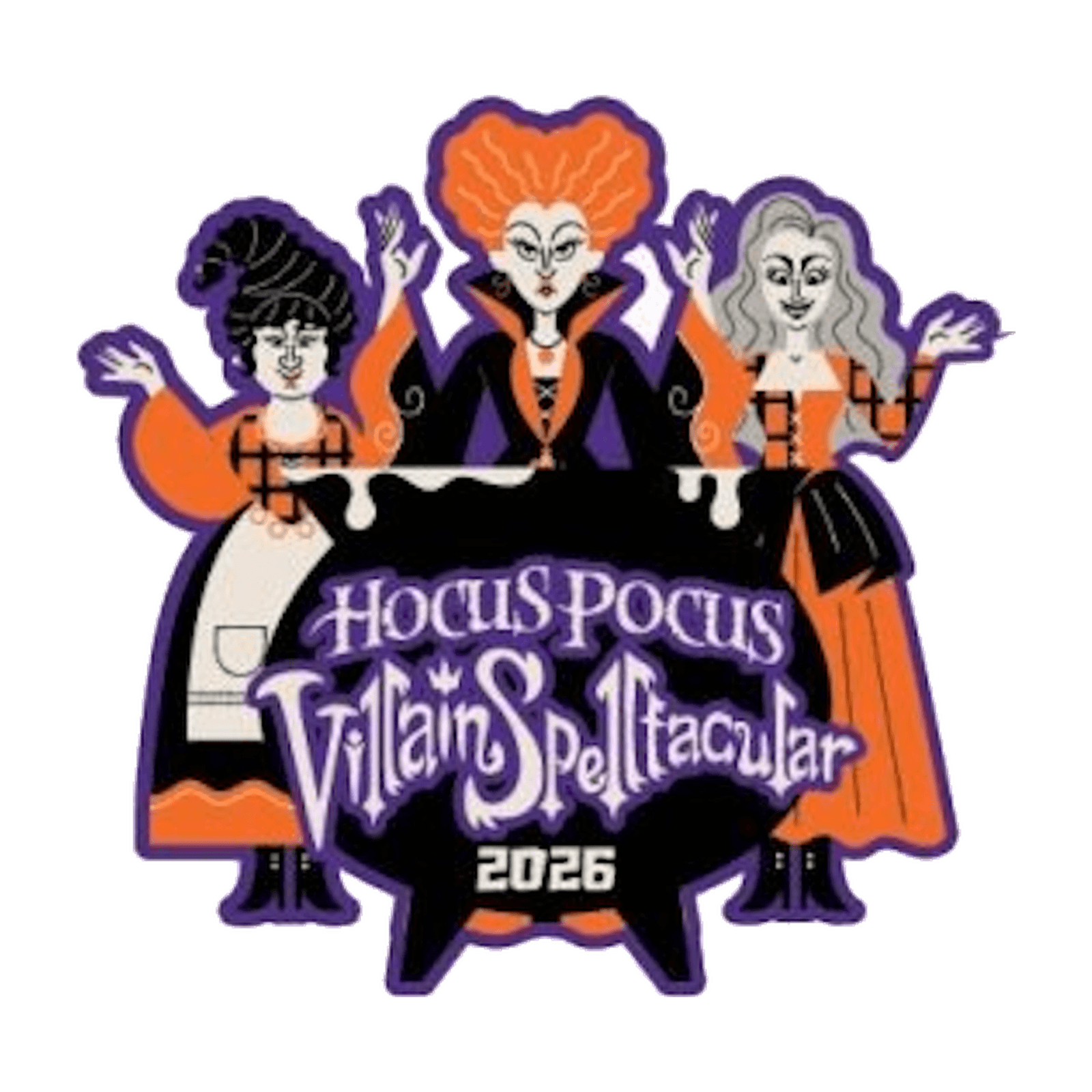 Hocus Pocus Villain Spelltacular 2026 Sanderson Sisters Pin