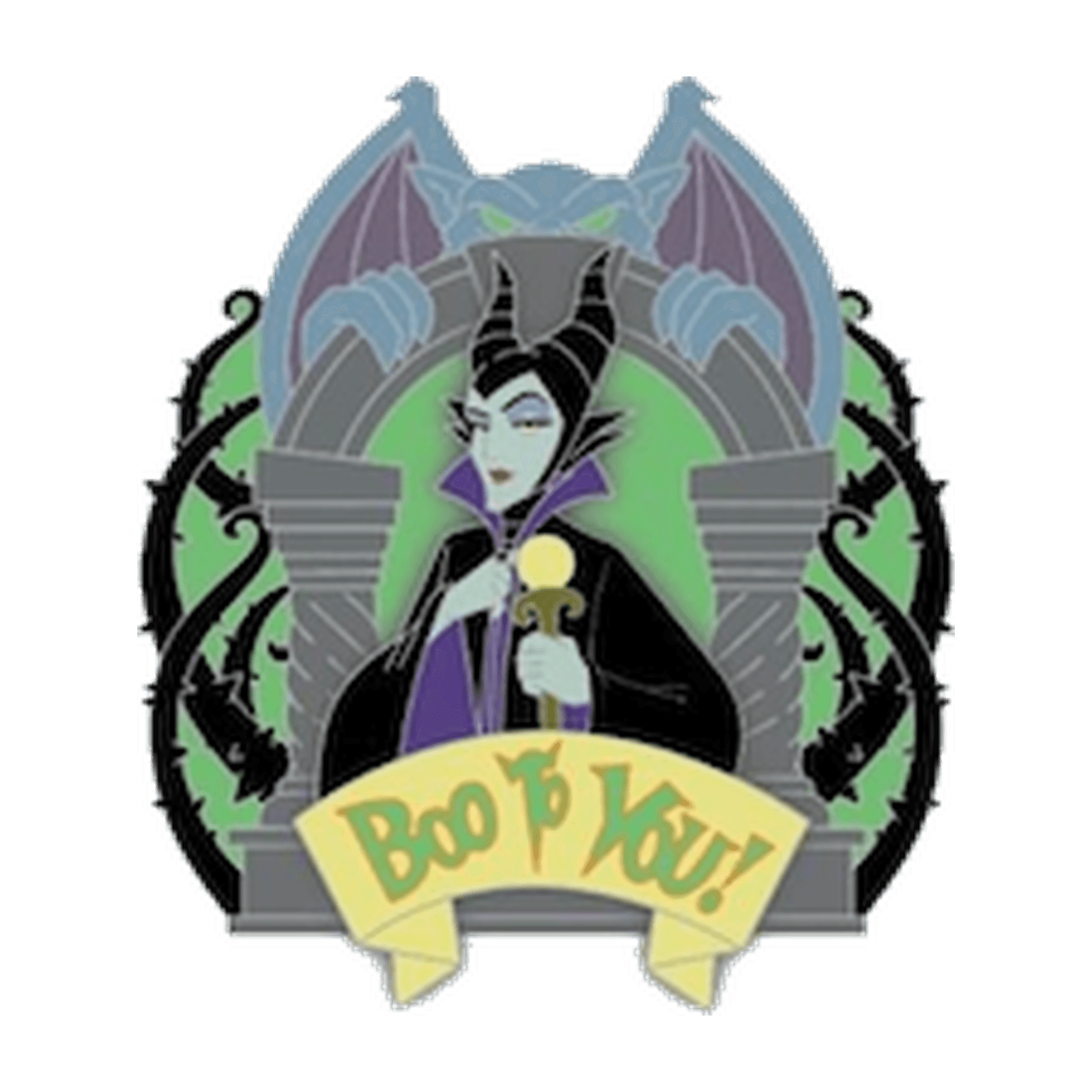 Maleficent “Boo to You!” Mickey's Not-So-Scary Halloween Party 2026 Pin
