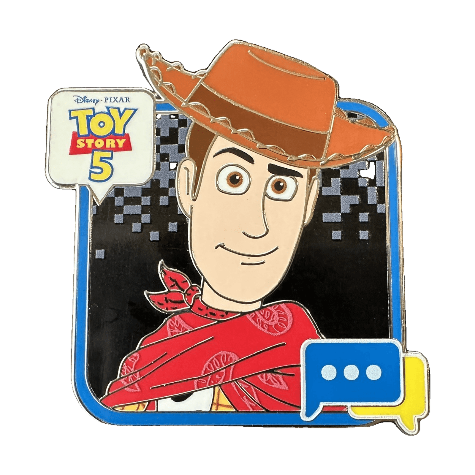 Woody - Toy Story 5 Mystery Pin front