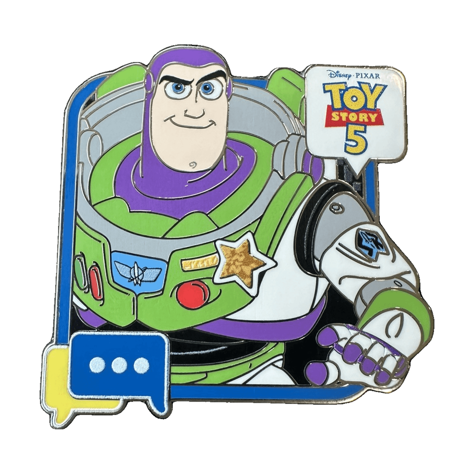 Buzz Lightyear - Toy Story 5 Mystery Pin front