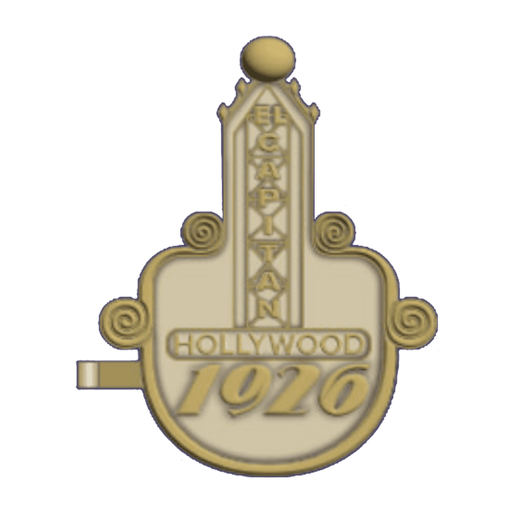 El Capitan 1926 Hinged Pin - El Capitan Theatre 100th front