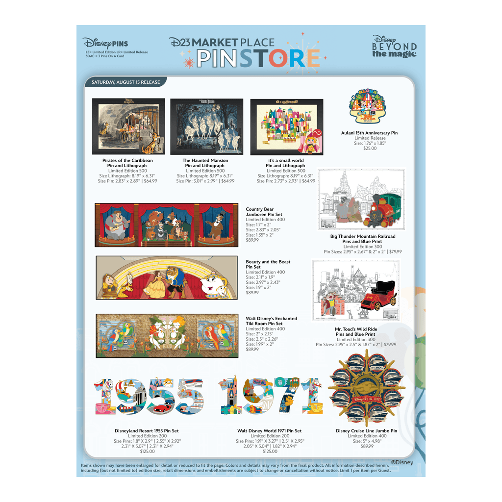 Disney Cruise Line Jumbo - D23 Marketplace Pin Store Daily Drops front