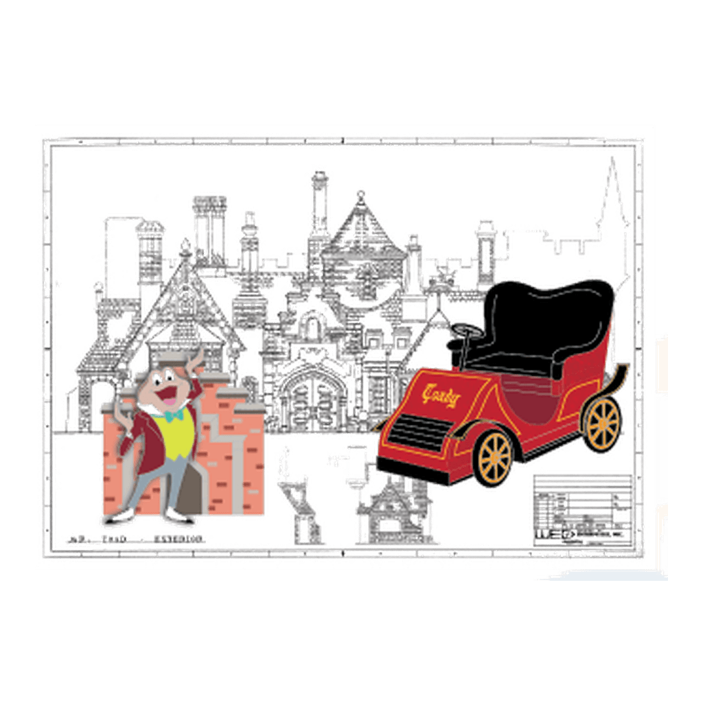 Mr. Toad's Wild Ride Pins and Blueprint - D23 Marketplace 2026: Pins and Blueprints