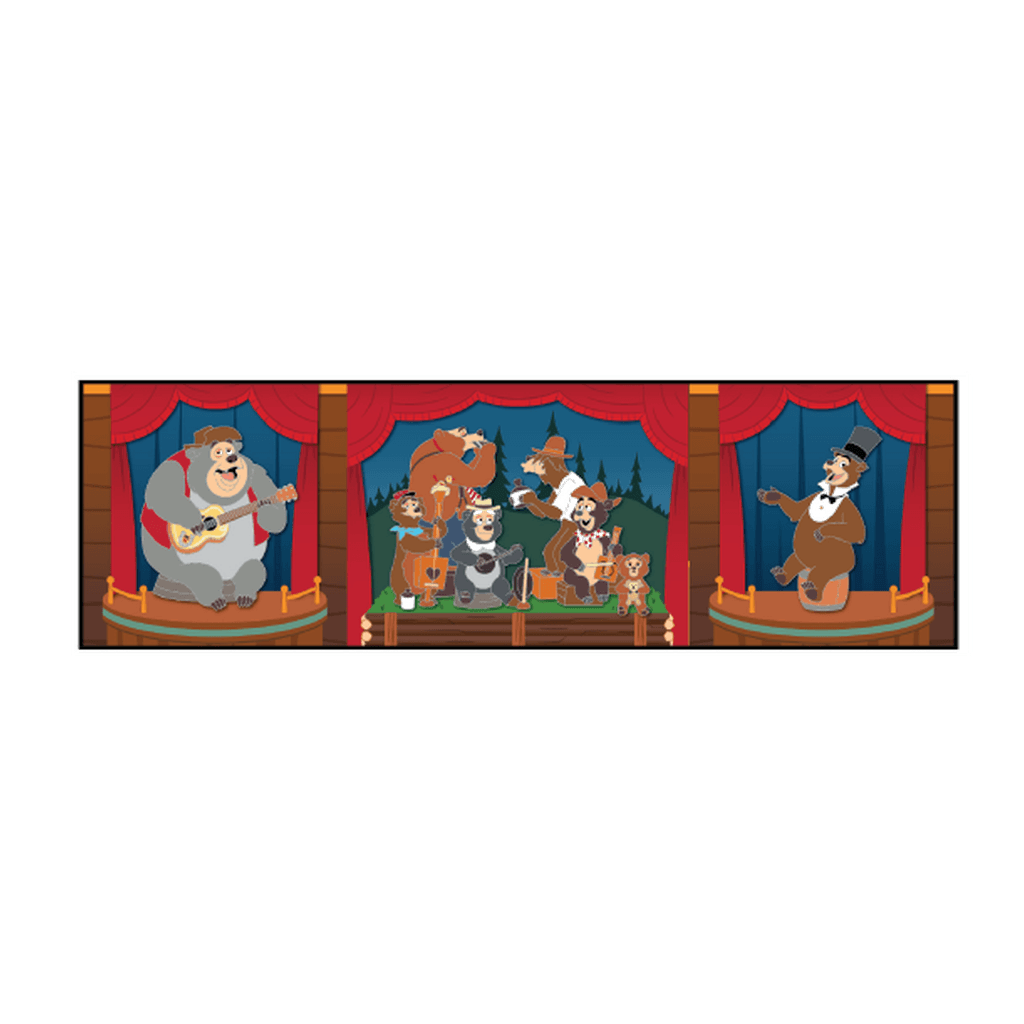 D23 Marketplace 2026: Country Bear Jamboree Pin Set front