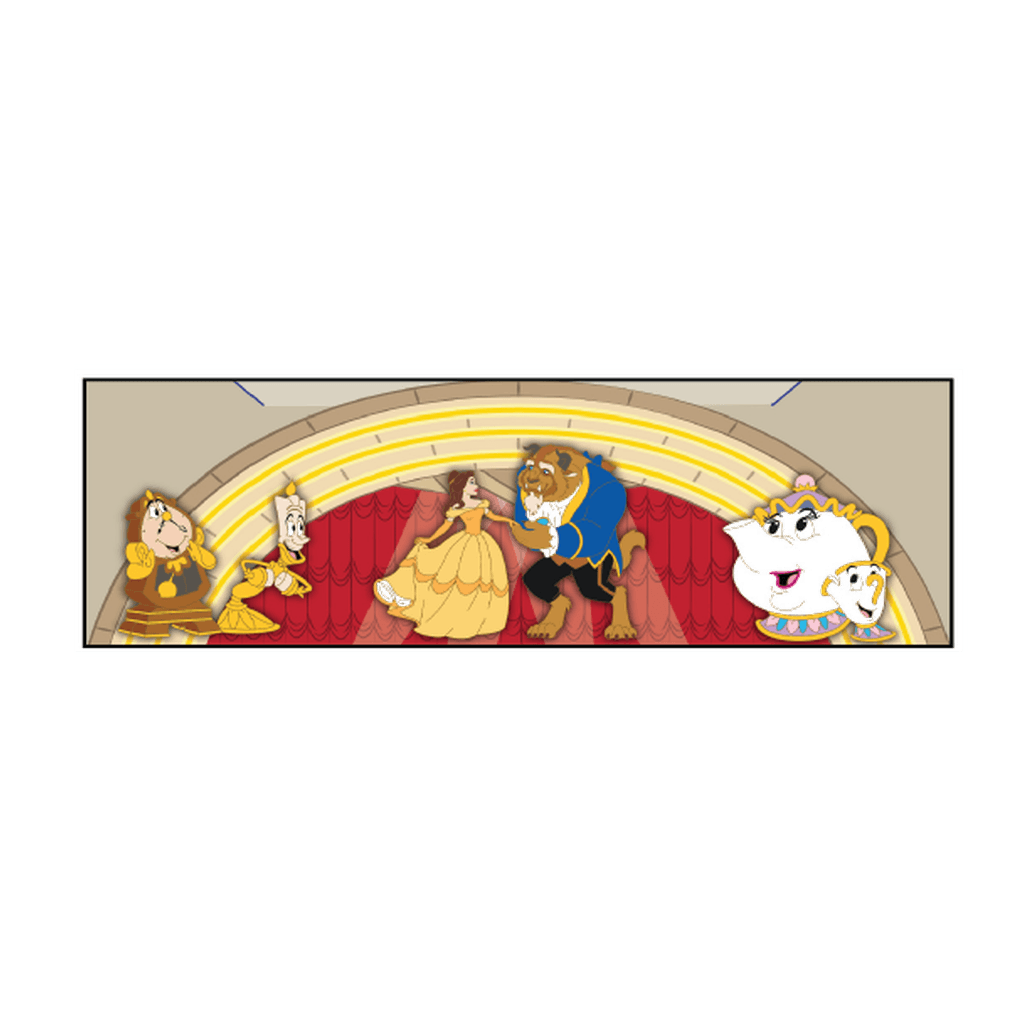 D23 Marketplace 2026: Beauty and the Beast Pin Set front