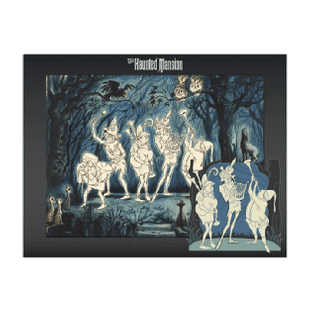 The Haunted Mansion Pin and Lithograph - D23 Marketplace 2026: Pin and Lithograph Sets