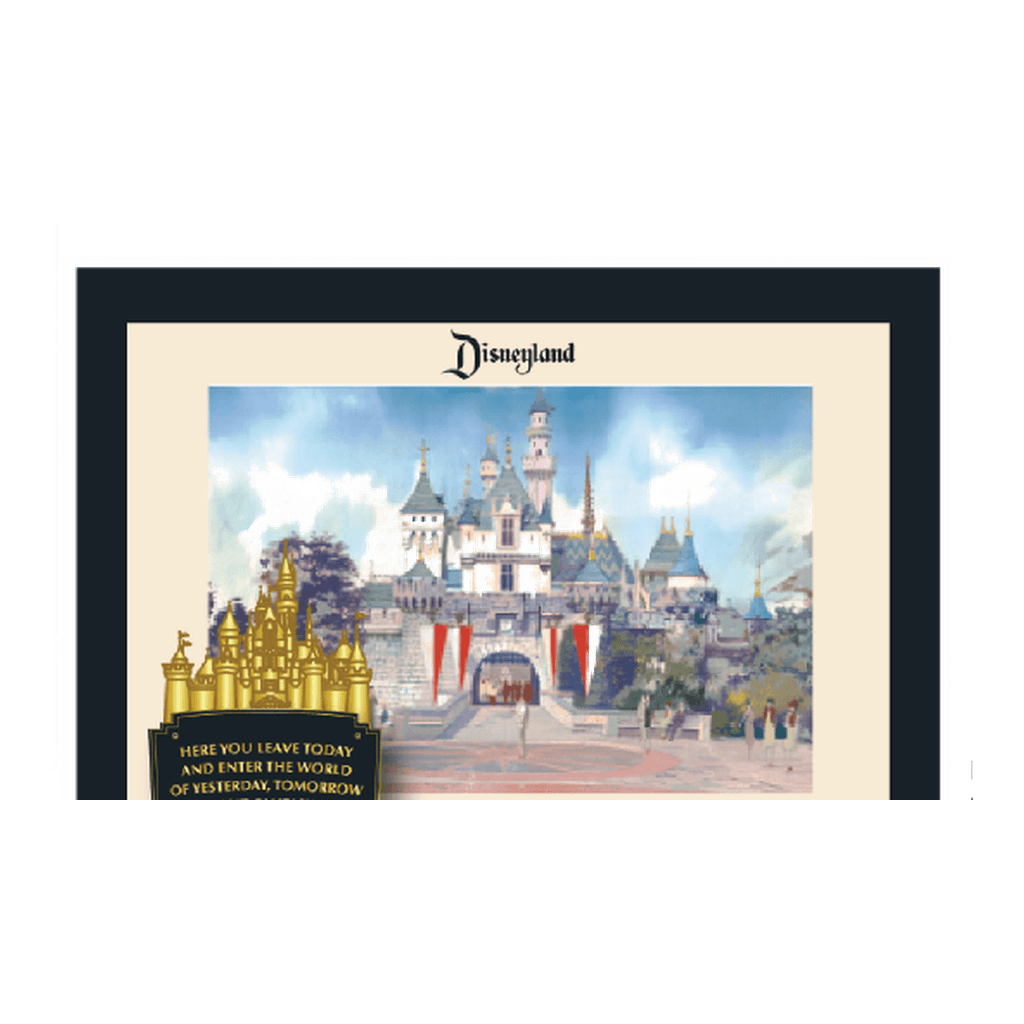 Disneyland Resort Castle Pin with Concept Art - D23 Marketplace 2026: Castle Concept Art