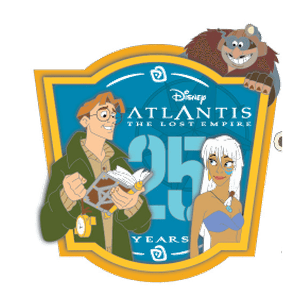 Milo and Kida - Atlantis 25th Anniversary - Atlantis: The Lost Empire 25th Anniversary front