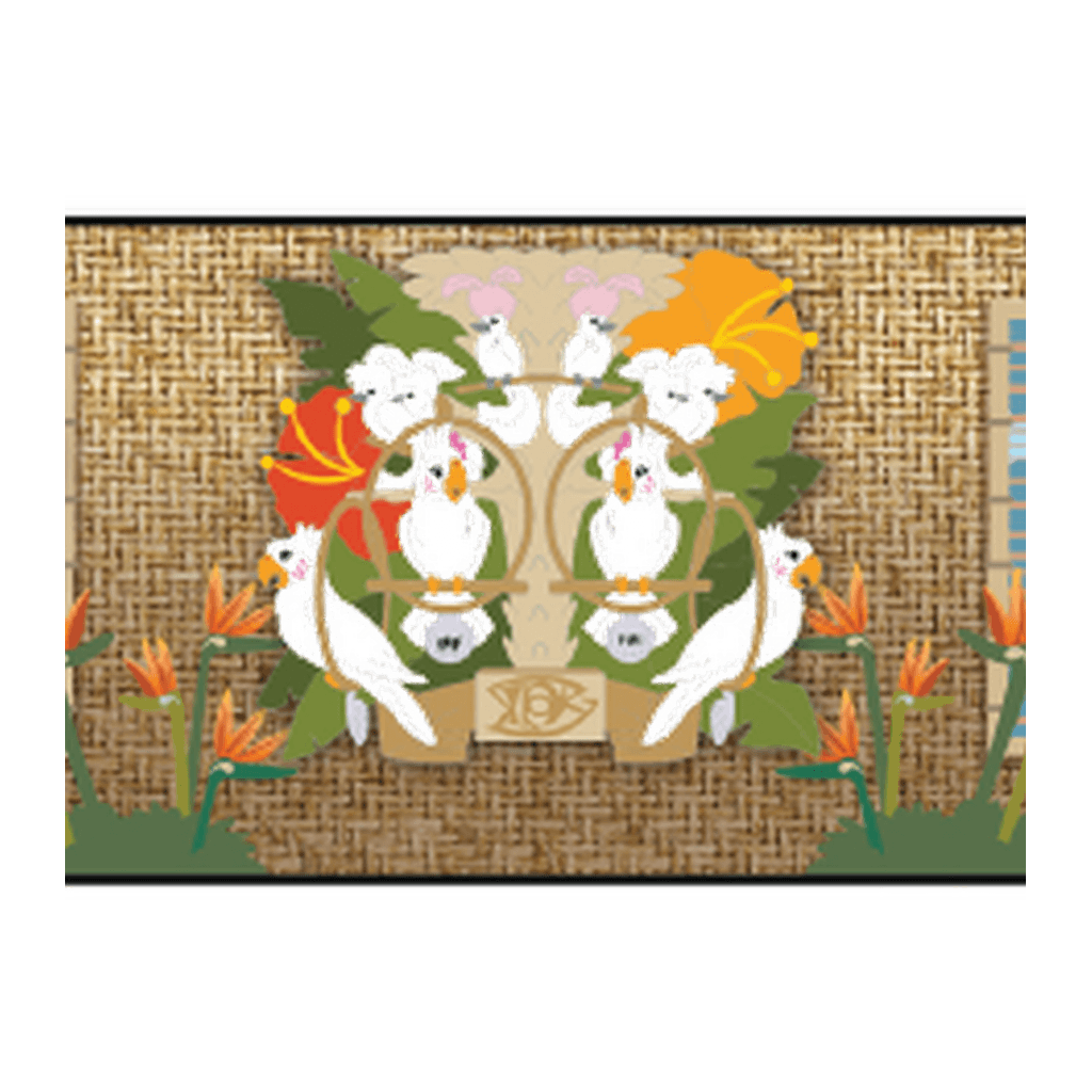 Tiki Drummers - Walt Disney's Enchanted Tiki Room Pin Set front