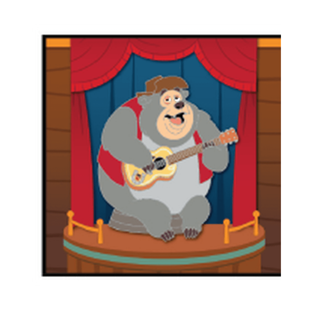 Big Al - Country Bear Jamboree Pin Set front