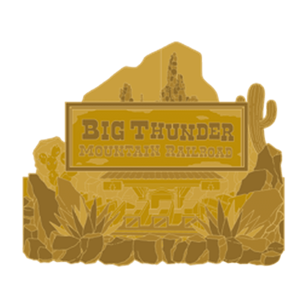 Big Thunder Mountain Railroad - Disney Attraction Panoramas front