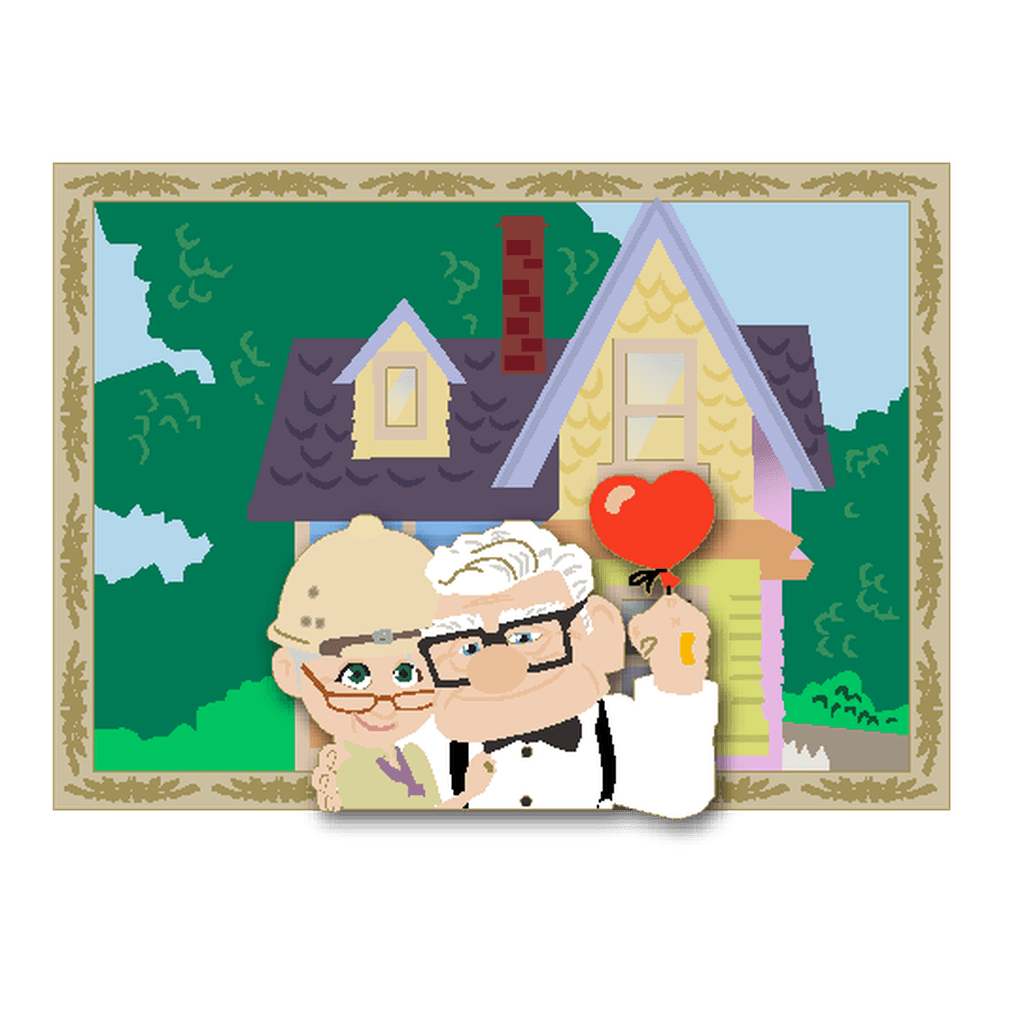 Carl & Ellie's Home - Welcome Home front