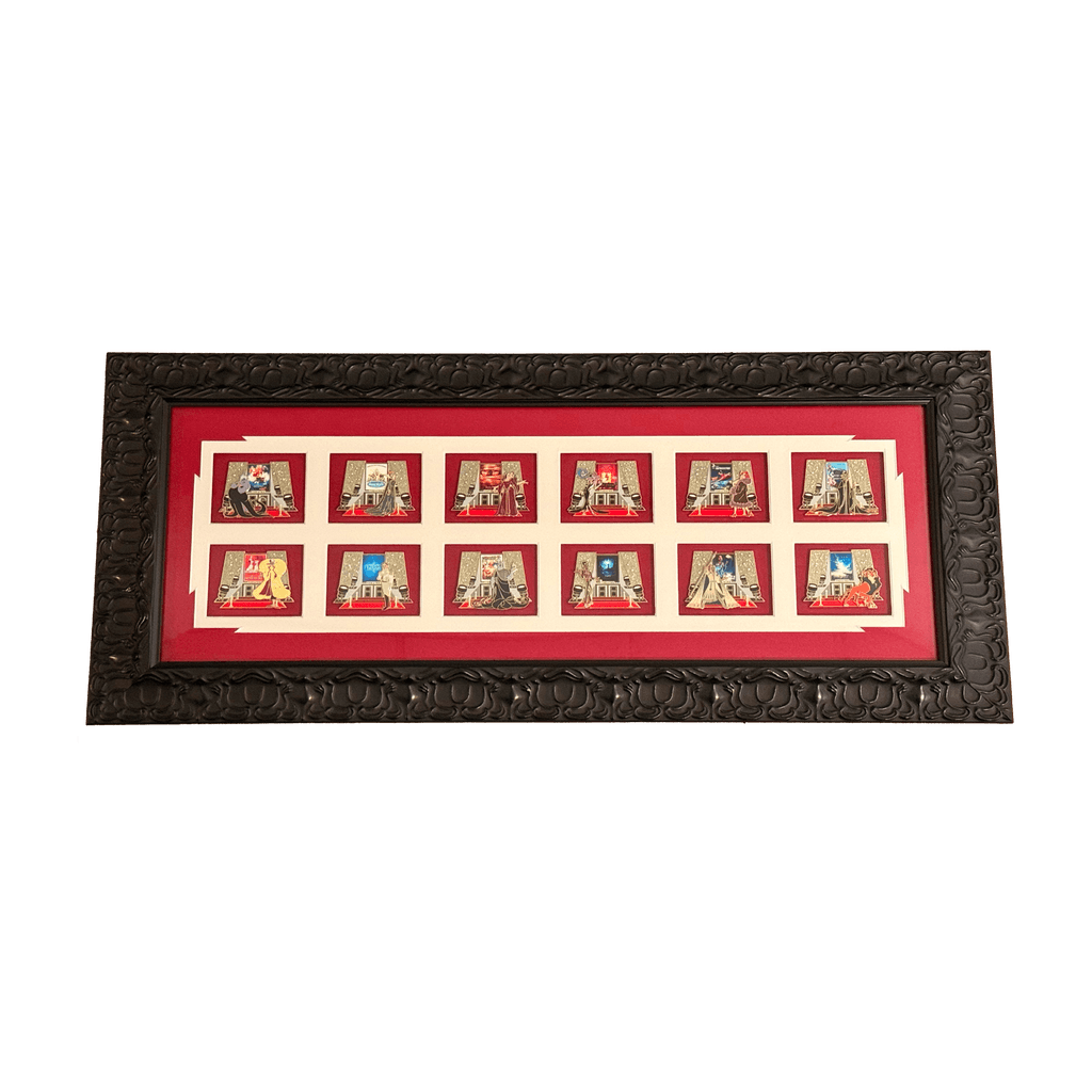 Villains Premiere Season - D23 Pin Store Framed Pin Sets front