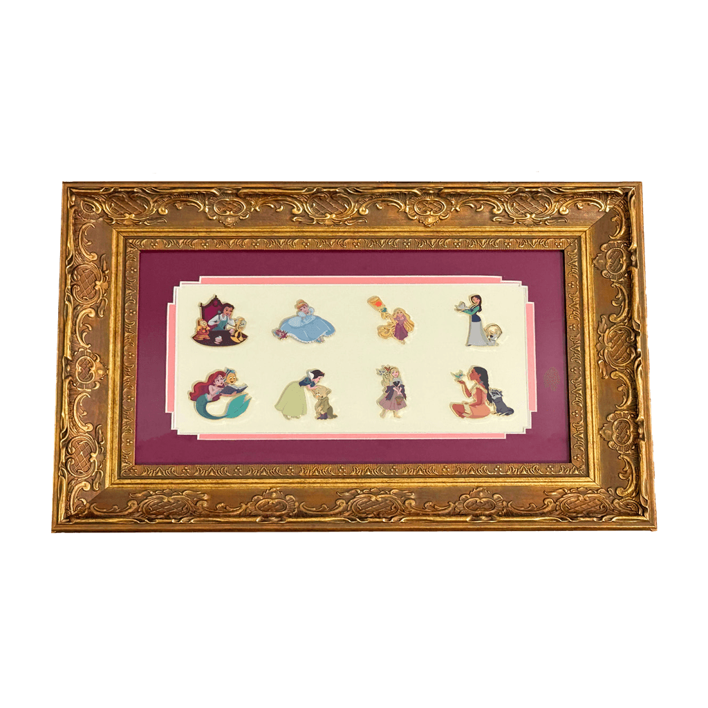 Princess & Friends - D23 Pin Store Framed Pin Sets front