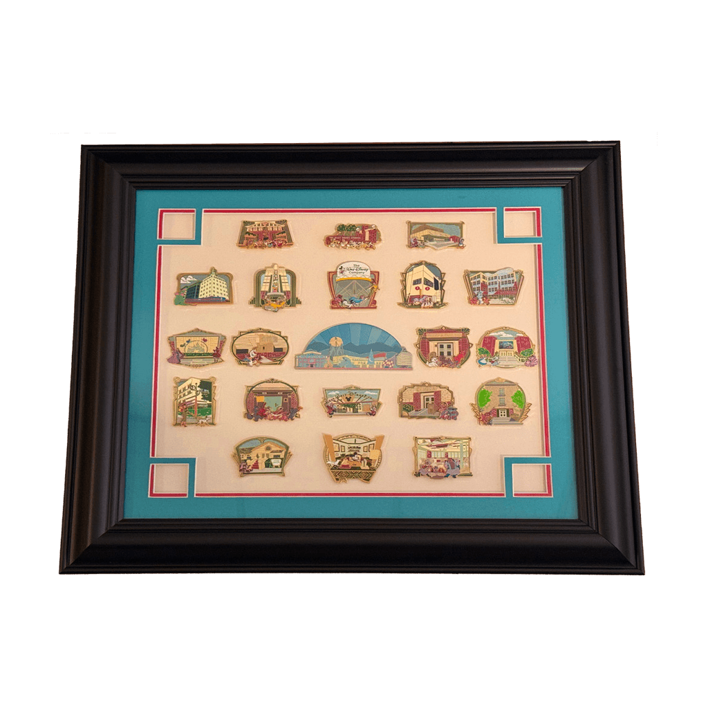 A Day at the Studio Lot - D23 Pin Store Framed Pin Sets front