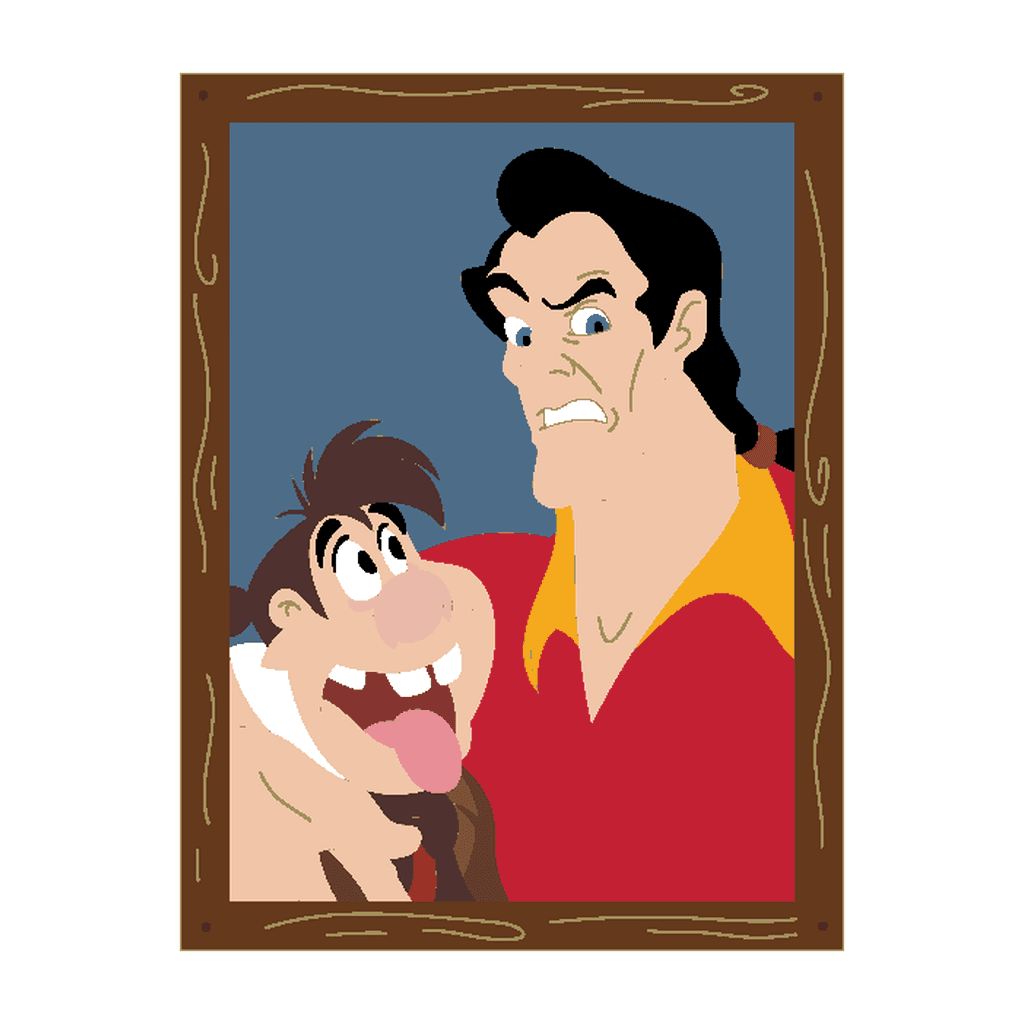 Gaston & LeFou - Villain Sidekicks Mystery Pin Box front