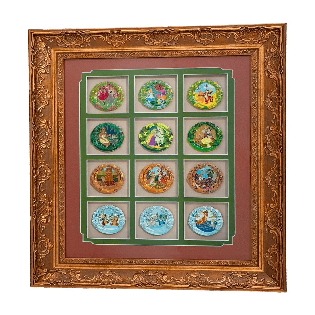 Seasons of Friendship - D23 Pin Store Framed Pin Sets front