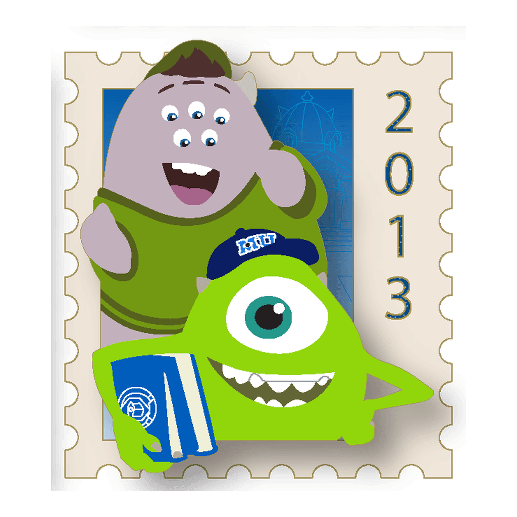 Mike & Squishy - The Ultimate Pixar Stamp