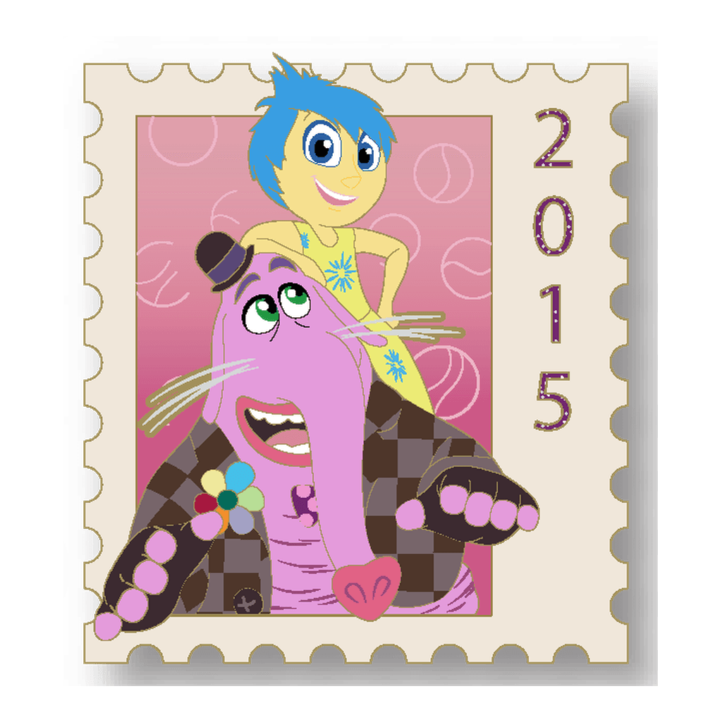 Joy & Bing Bong - The Ultimate Pixar Stamp front