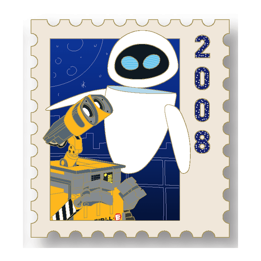 WALL-E & EVE - The Ultimate Pixar Stamp front