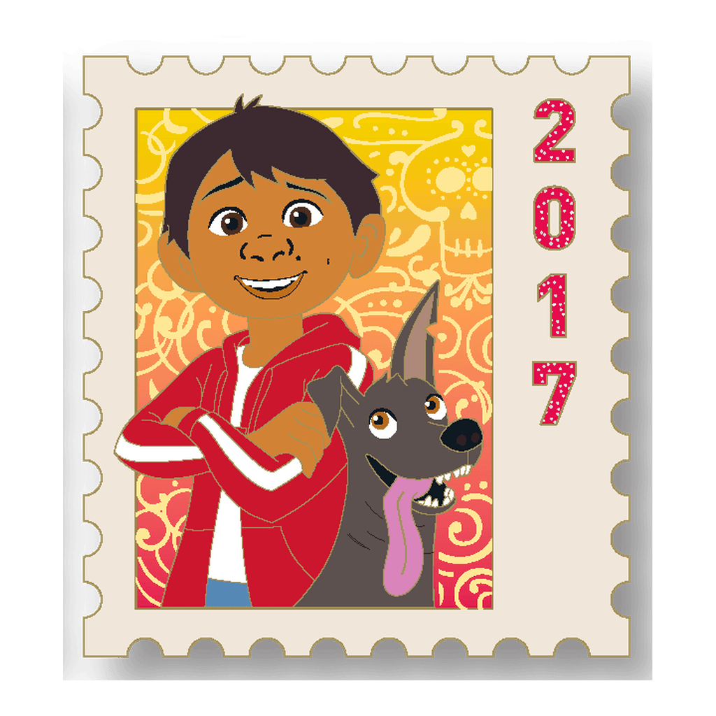 Miguel & Dante - The Ultimate Pixar Stamp front