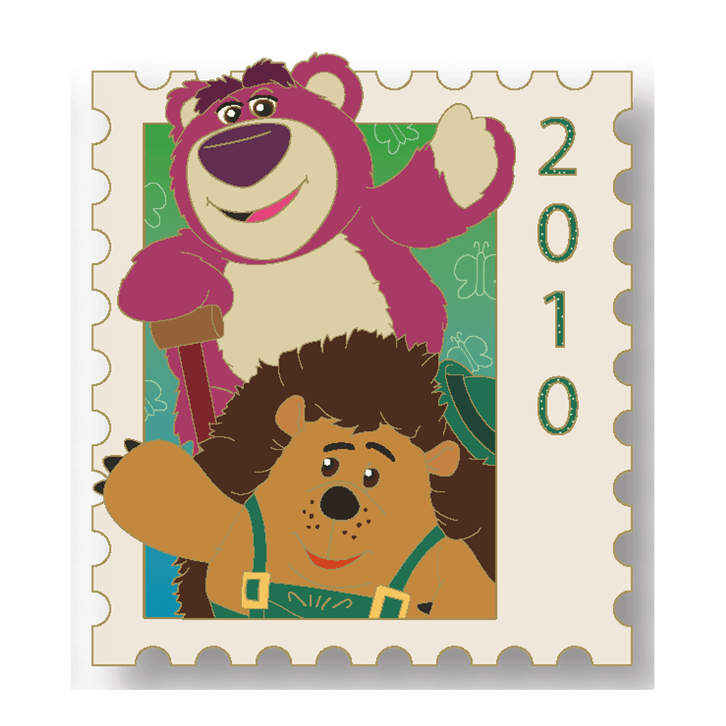 Lotso & Mr. Pricklepants - The Ultimate Pixar Stamp front
