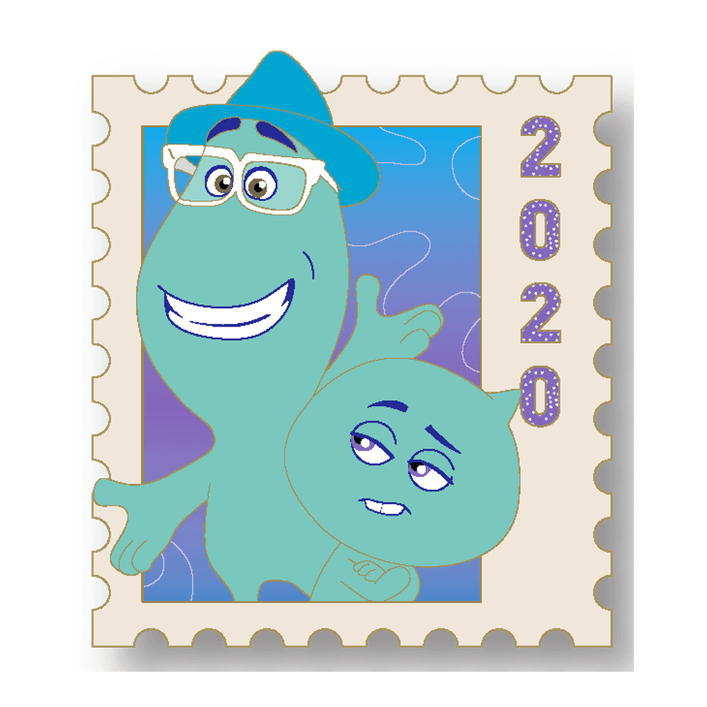 Joe & 22 - The Ultimate Pixar Stamp front
