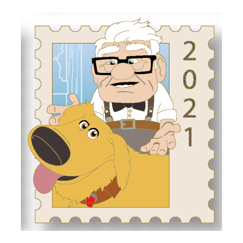 Dug & Carl - The Ultimate Pixar Stamp front