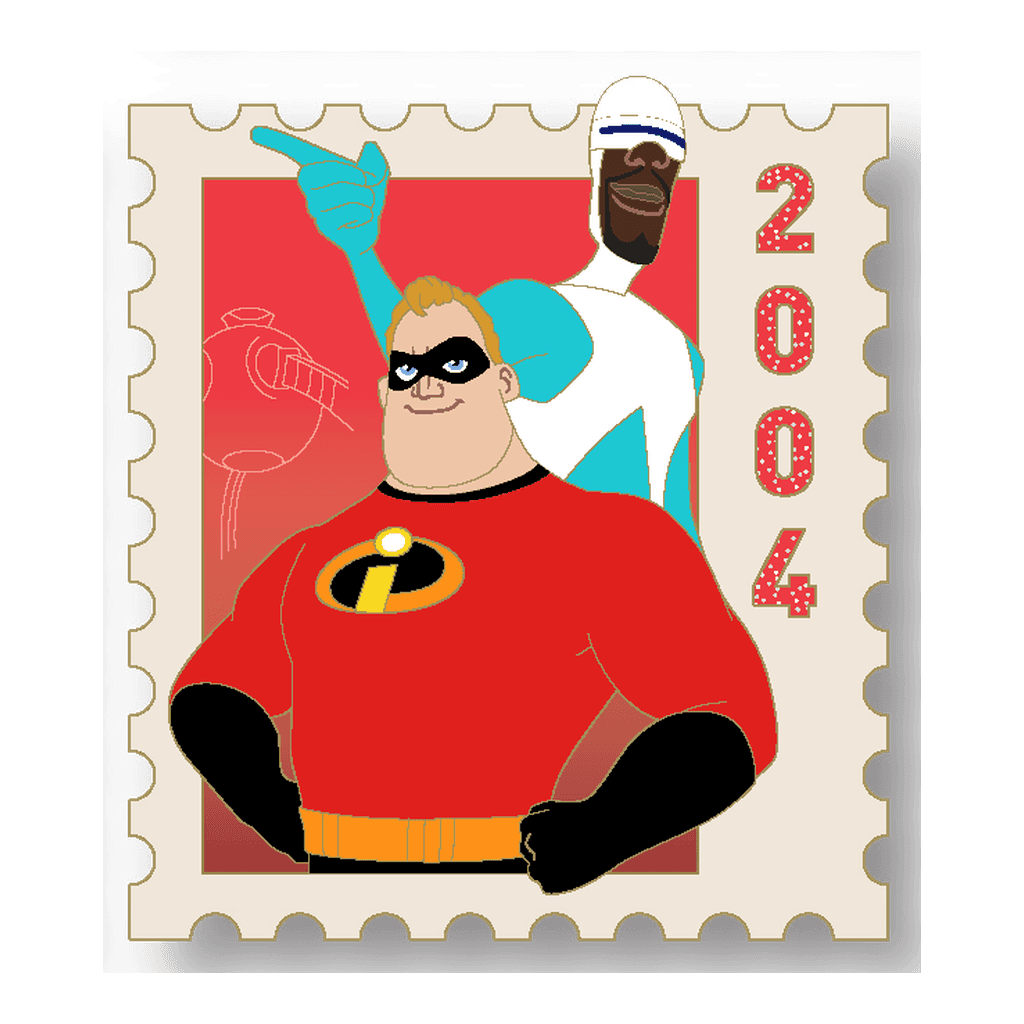 Mr. Incredible & Frozone - The Ultimate Pixar Stamp front
