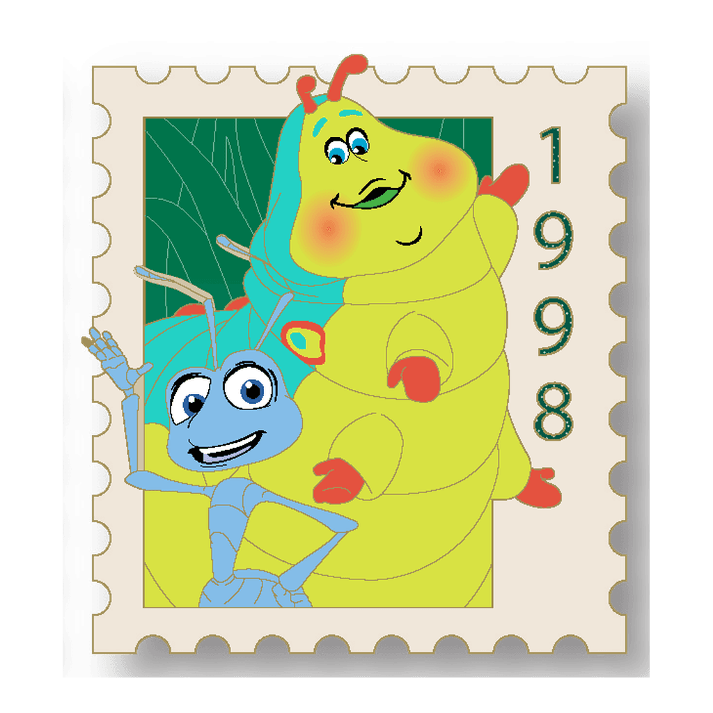Heimlich & Flik - The Ultimate Pixar Stamp front