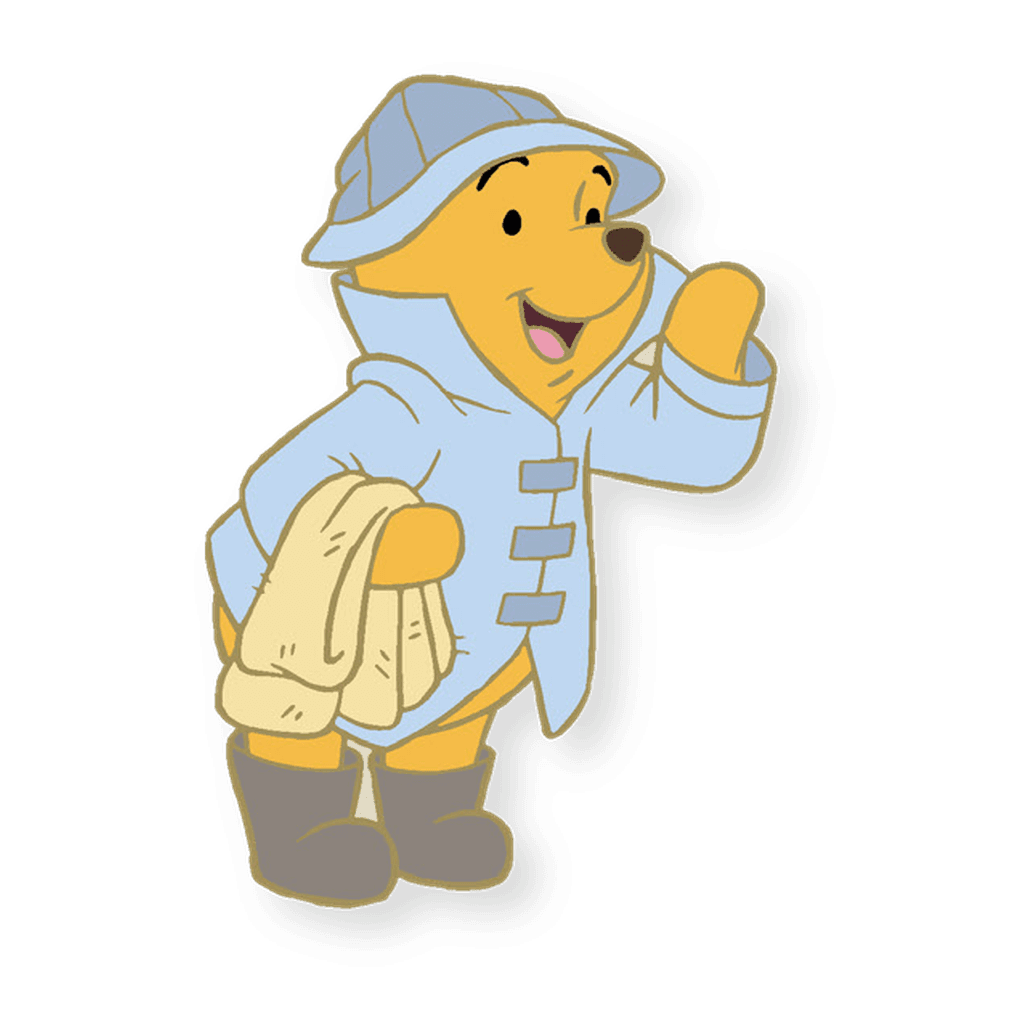 Raincoat Pooh - Winnie the Pooh Mystery Pin Collection front