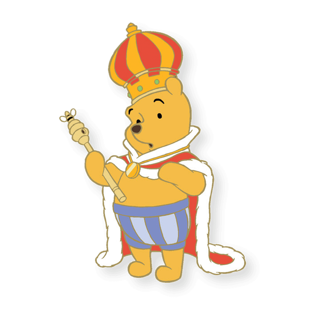 King Pooh - Winnie the Pooh Mystery Pin Collection
