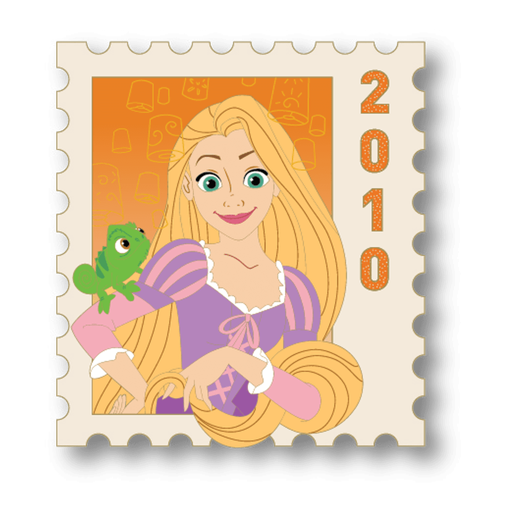 Rapunzel & Pascal - The Ultimate Disney Stamp front
