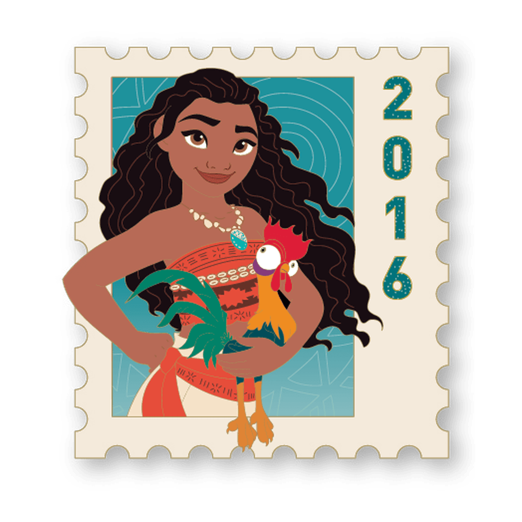 Moana & Hei Hei - The Ultimate Disney Stamp front