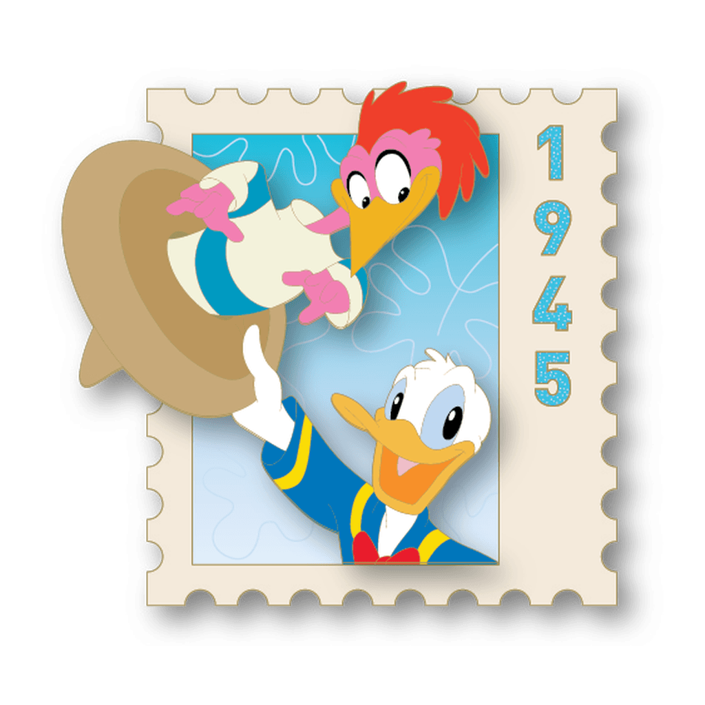 Donald Duck & Aracuan Bird - The Ultimate Disney Stamp front