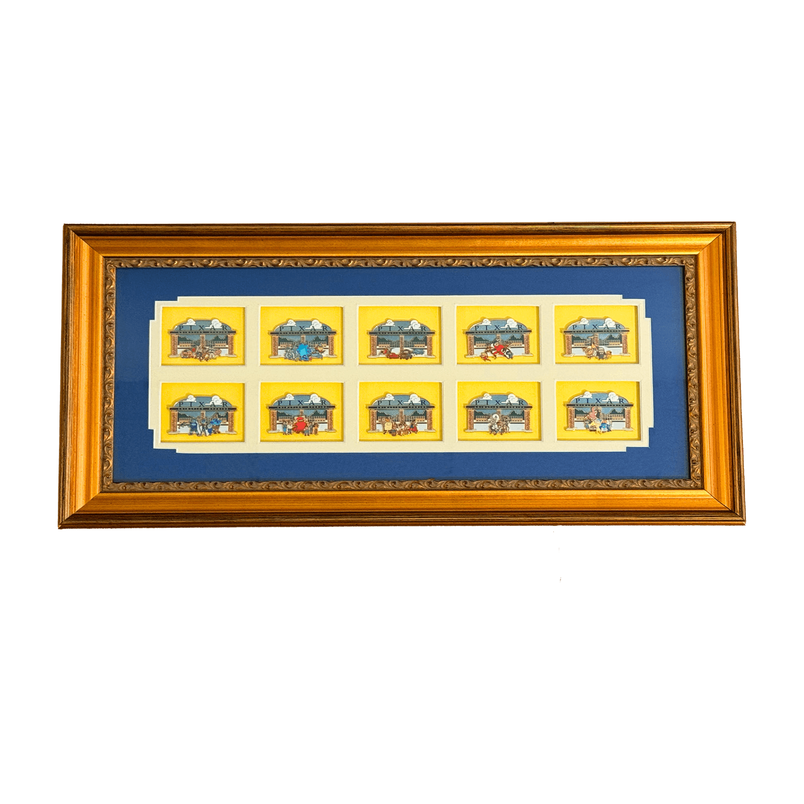 Pixar Animation Studios Framed Pin Set